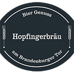 Hopfingerbräu am Brandenburger Tor logo