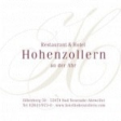 Restaurant & Hotel Hohenzollern GmbH logo