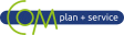 COM plan + service GmbH logo